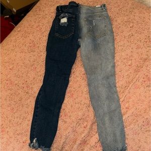 Almost famous pants size 5 two toned